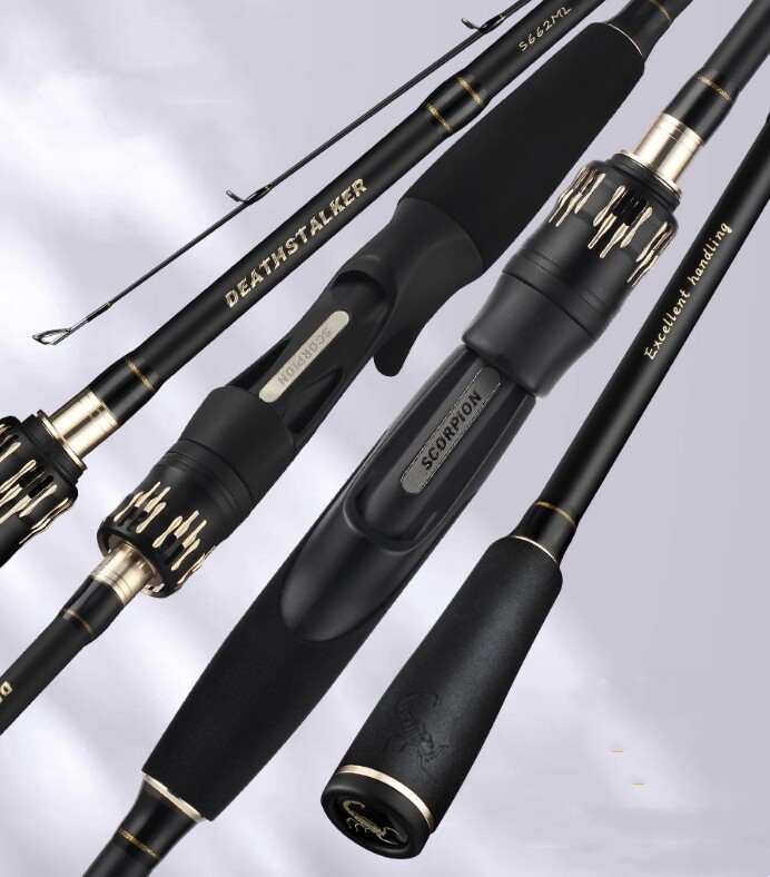 1.68M 1.8M Rods Spinning Casting Rods Poles Lure Fishing Rod Carbon Fiber Pole