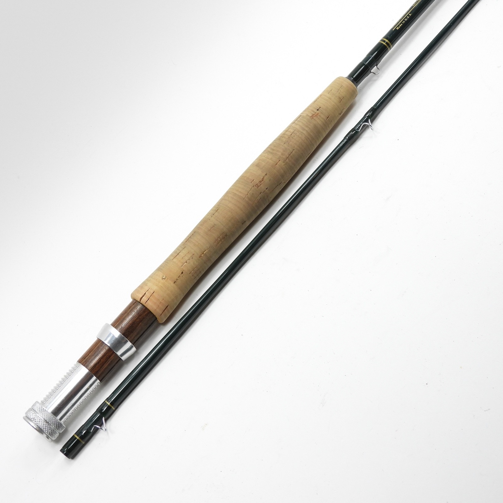 Cabela’s Fish Eagle II Graphite Fly Rod. 9’ 7-8wt. Made in USA. W/ Tube & Sock.