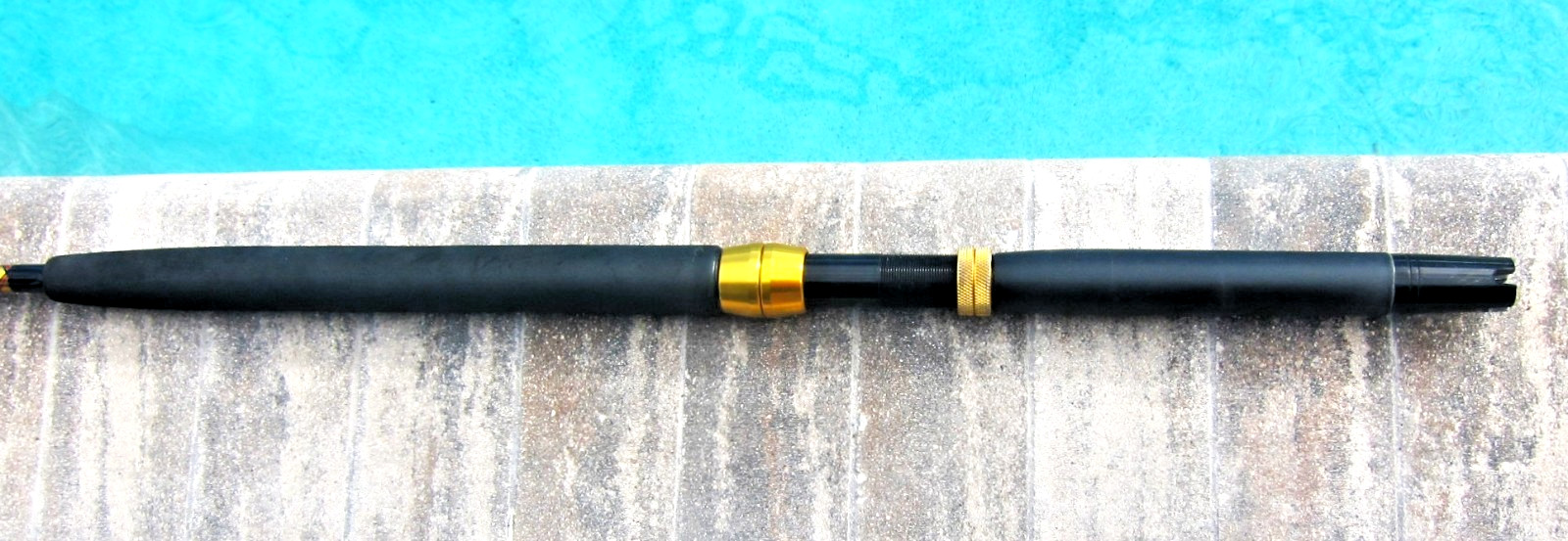 Custom Big-Game Stand-Up Rod with AFTCO Rolle Guides: 5’8″; 40-100lb- GOOD CD! a