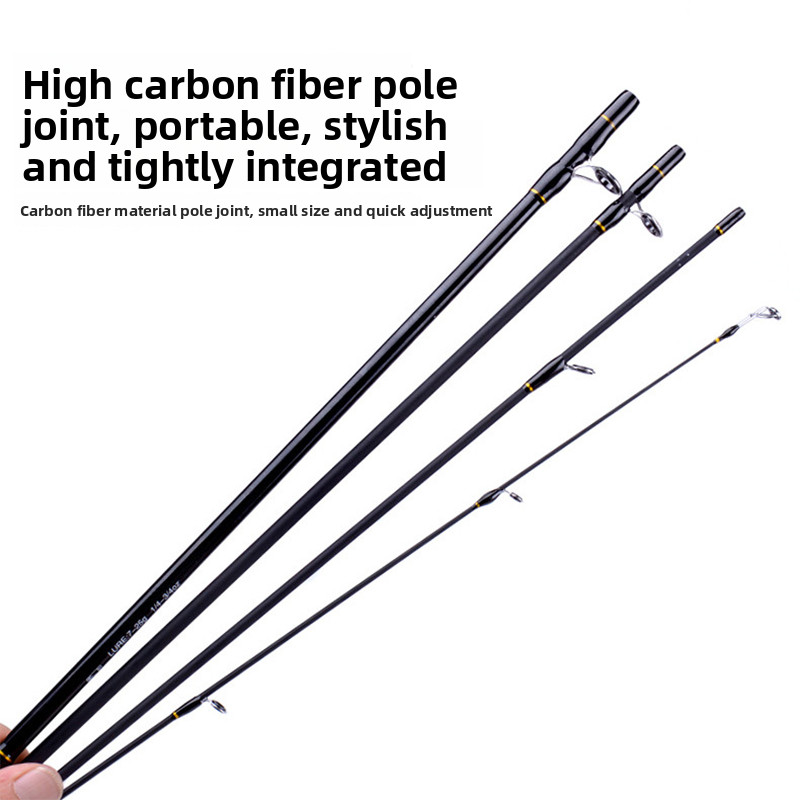 XT Travel Spinning Fishing Rod 6ft 7ft 8ft 2-8lb ML Carbon Trout Rod 5/6 Piece