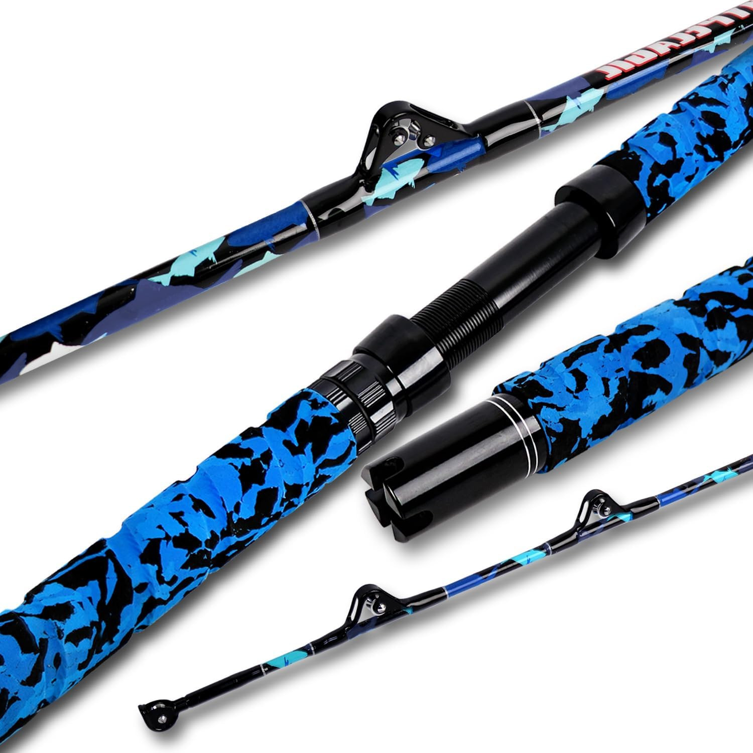 Saltwater Fishing Rod 1Piece/2Piece Offshore Trolling Rod Big Game Deep Sea Rod