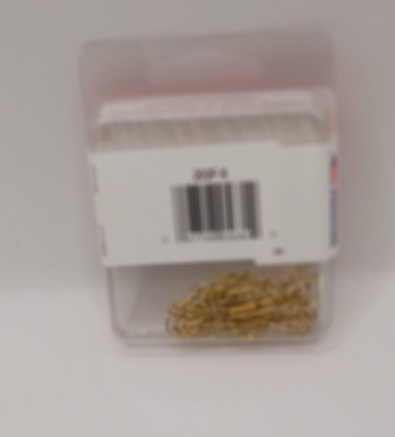 Eagle Claw 202FH-6 Gold Aberdeen Hook Light Wire Plain Shank Size 6 50CT
