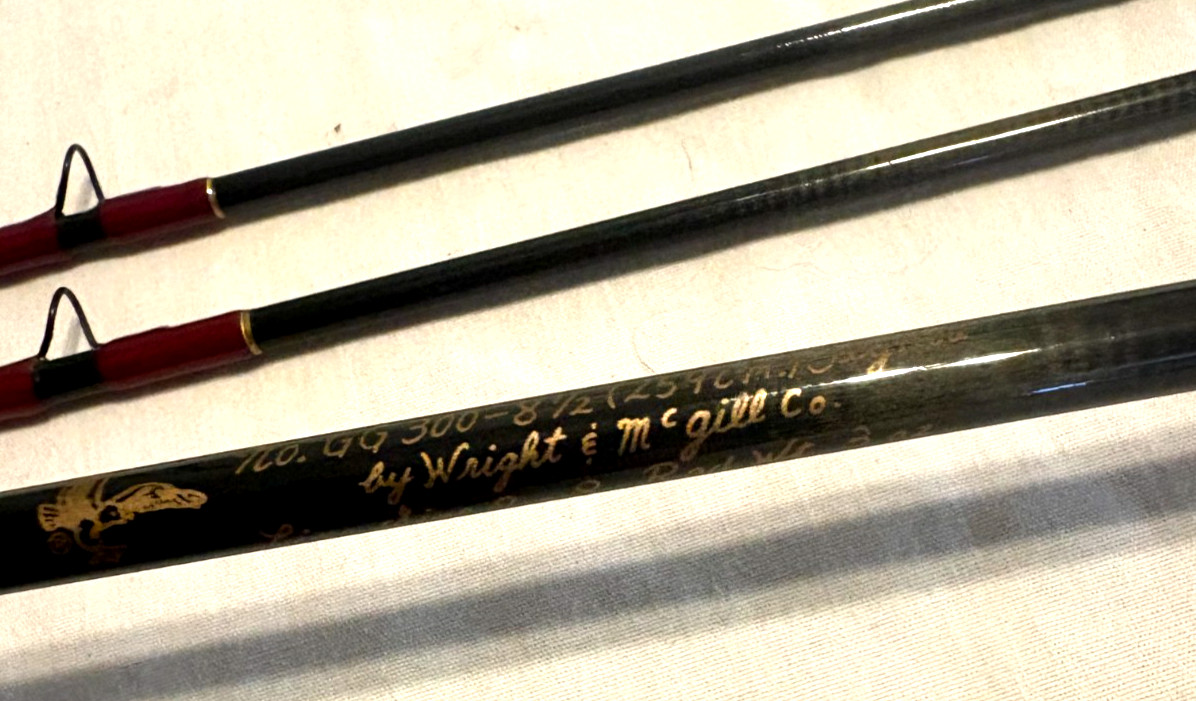 EAGLE CLAW GRANGER GRAPHITE NO. GG 300-8 1/2′ FLY ROD 7-8 ROD WT 3 OZ.2-TIPS