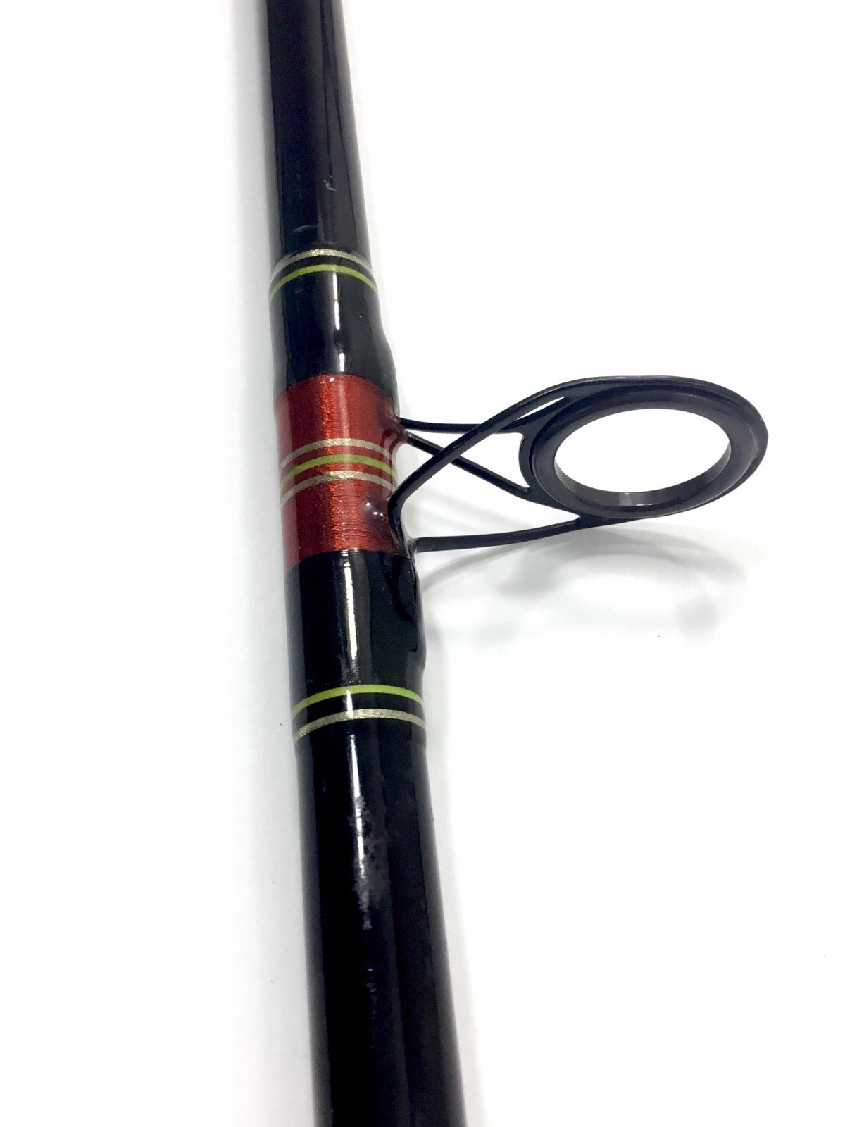 Bass Pro Shops CB100080MH Cat Buster 10′ 2 Pc. Surf Spinning Fishing Rod CLEAN
