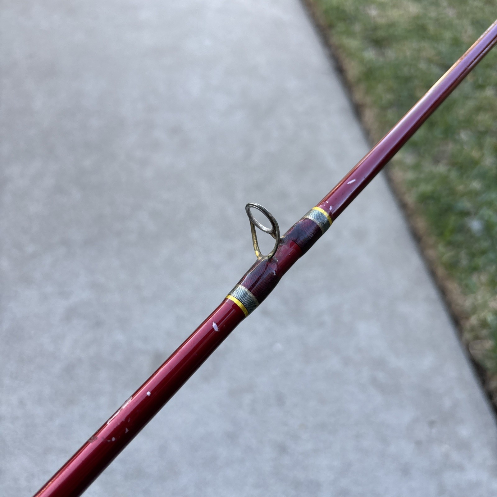 Berkley CWC701M 7’ Cherrywood Graphite Fishing Rod One Piece Medium Casting READ