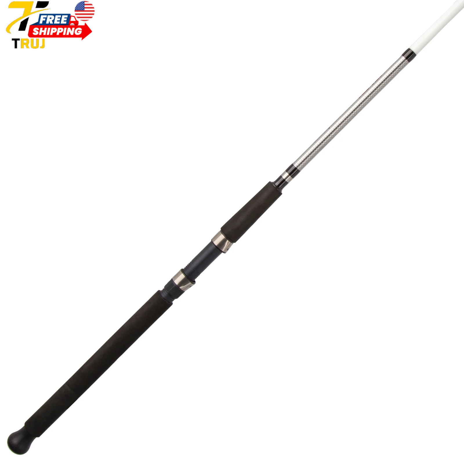 Alpha Bigwater Spinning Rod 12′ Medium Heavy Fishing Rod 2 Piece