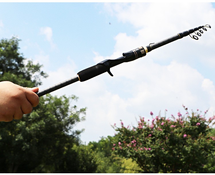 Telescopic Fishing Rod Carbon Fiber Travel High Sensitive Rods Fast Action Pole