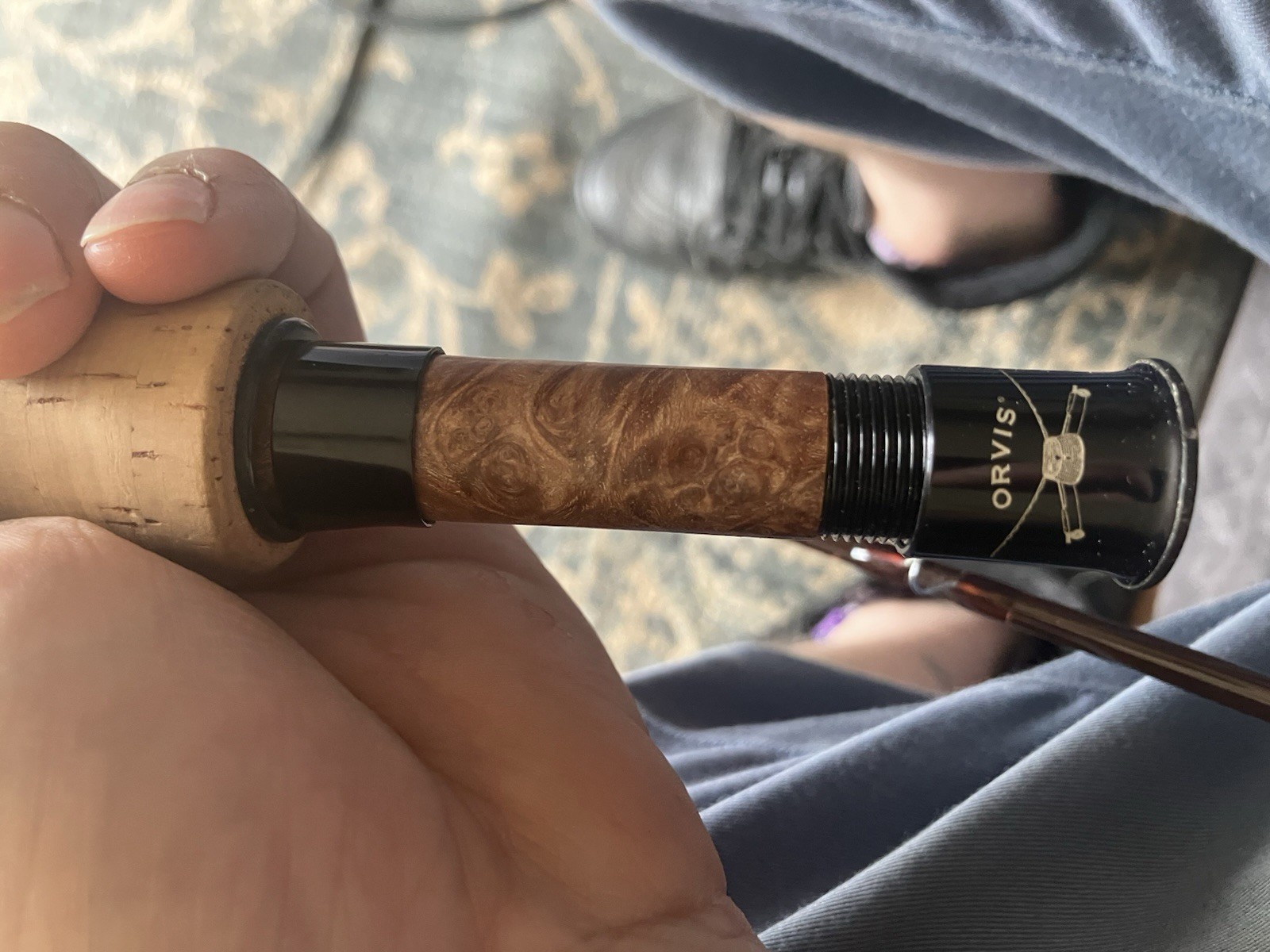 Orvis Superfine Carbon Fly Rod with Rod Sock and Travel Tube