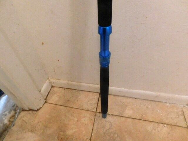 CUSTOM SPINNING ROD MAHI BLUE GREEN YELLOW MARBLE 25-50 LB FUJI GUIDES 7′ NEW