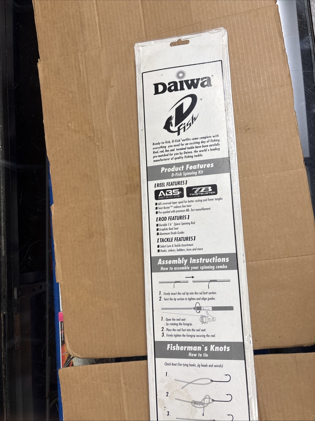 Daiwa Complete Fishing Kit 5’6” 2 Piece Fishing Rod