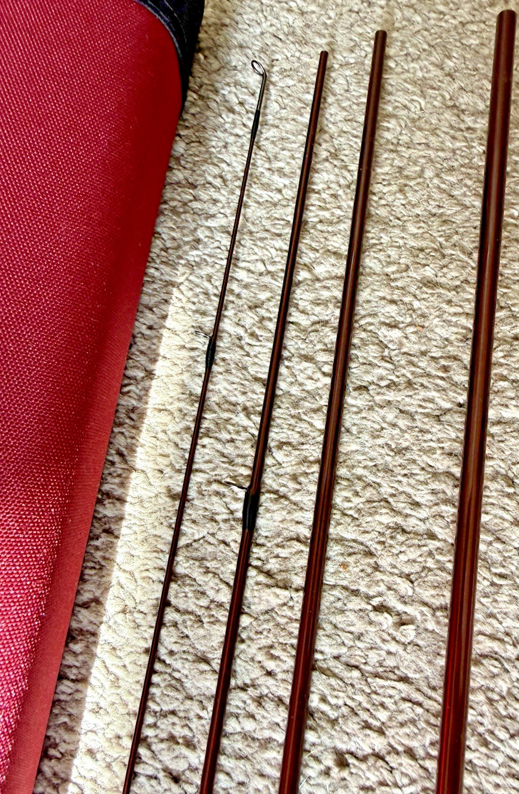 Hardy Shadow Sintrix 220 8 Foot 6 Inch #4 4 Piece Trout Fly Rod with Travel Tube