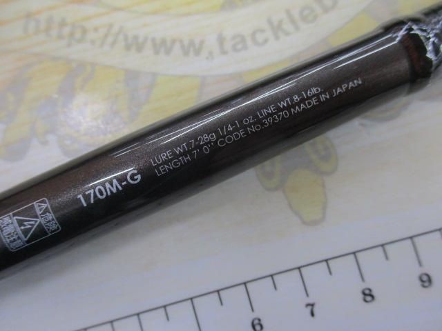 Shimano 19 poison Glorious XC 170M-G Bass Rod Used