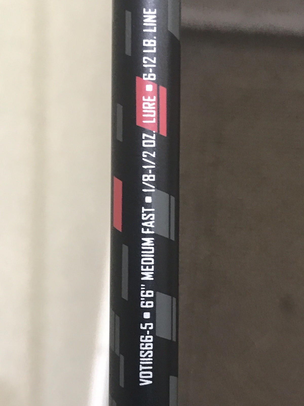 ABU GARCIA VENDETTA SPINNING FISHING ROD VDTllS66-5 6’6” FT 6-12 LB 1/8-1/2 OZ