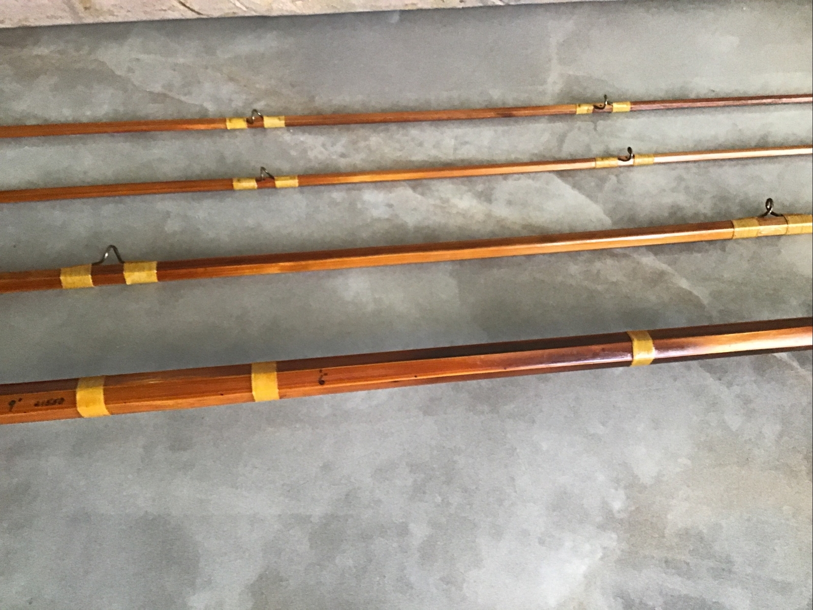 JAMES D STAFFORD 9’0” Split Bamboo Fly Rod with FULL LENGTH EXTRA TIP!! R12