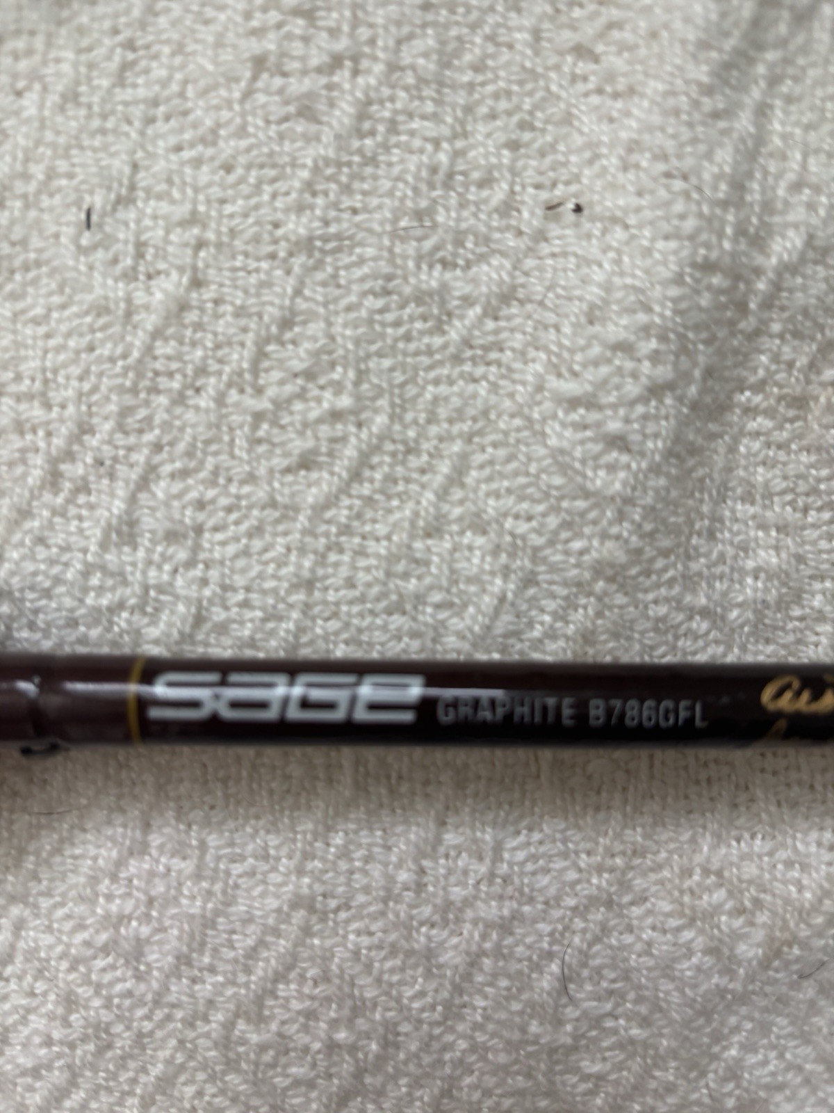 SAGE Graphite B786GFL Fly Fishing Rod Cork Handle Brown