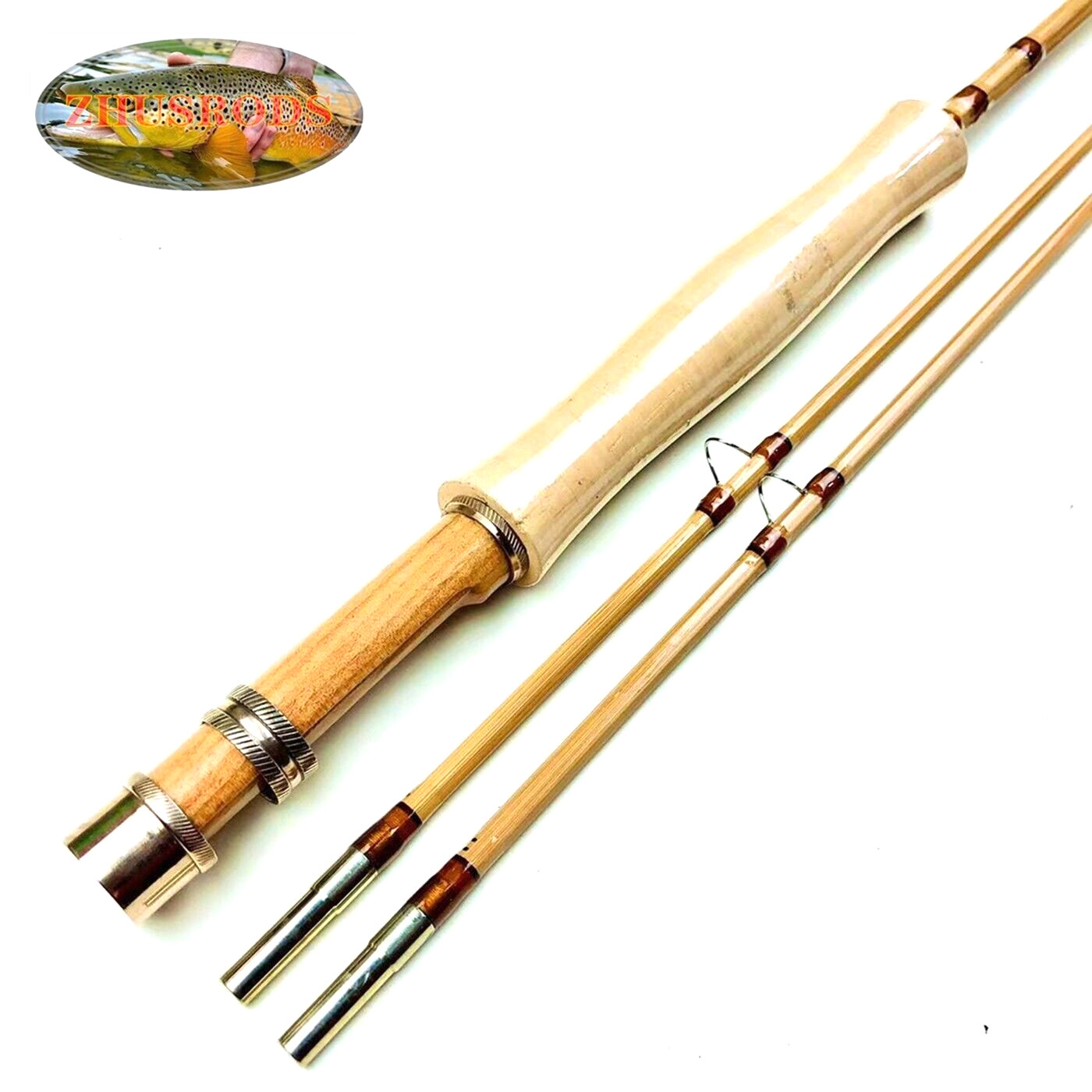 A J THRAME 7’ 6” PX Bamboo Fly Rod 7’6” ~ 5 wt / Famous Taper / Fishing Rods