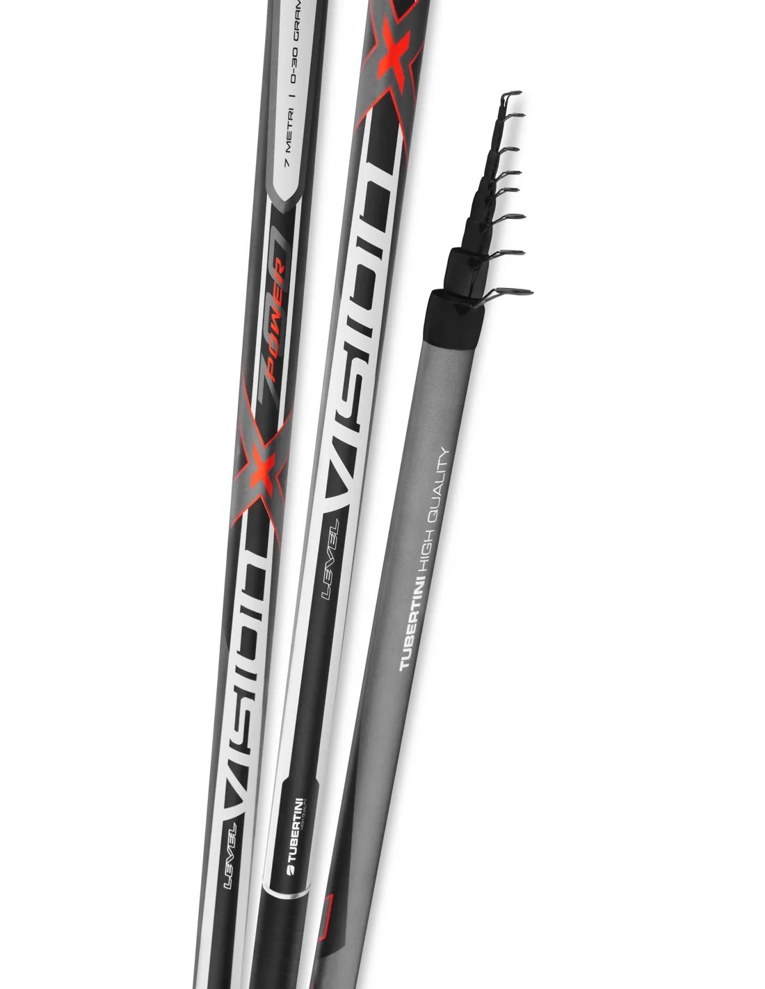 Bolognese Fishing Rod Tubertini Level Vision X Power 7 M Gr. 0-30 Carbon