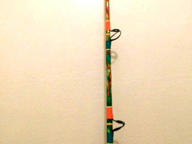 CUSTOM CONVENTIONAL ROD 7′ TROPICAL MARBLE 25-50 LB TURBO’S NEW