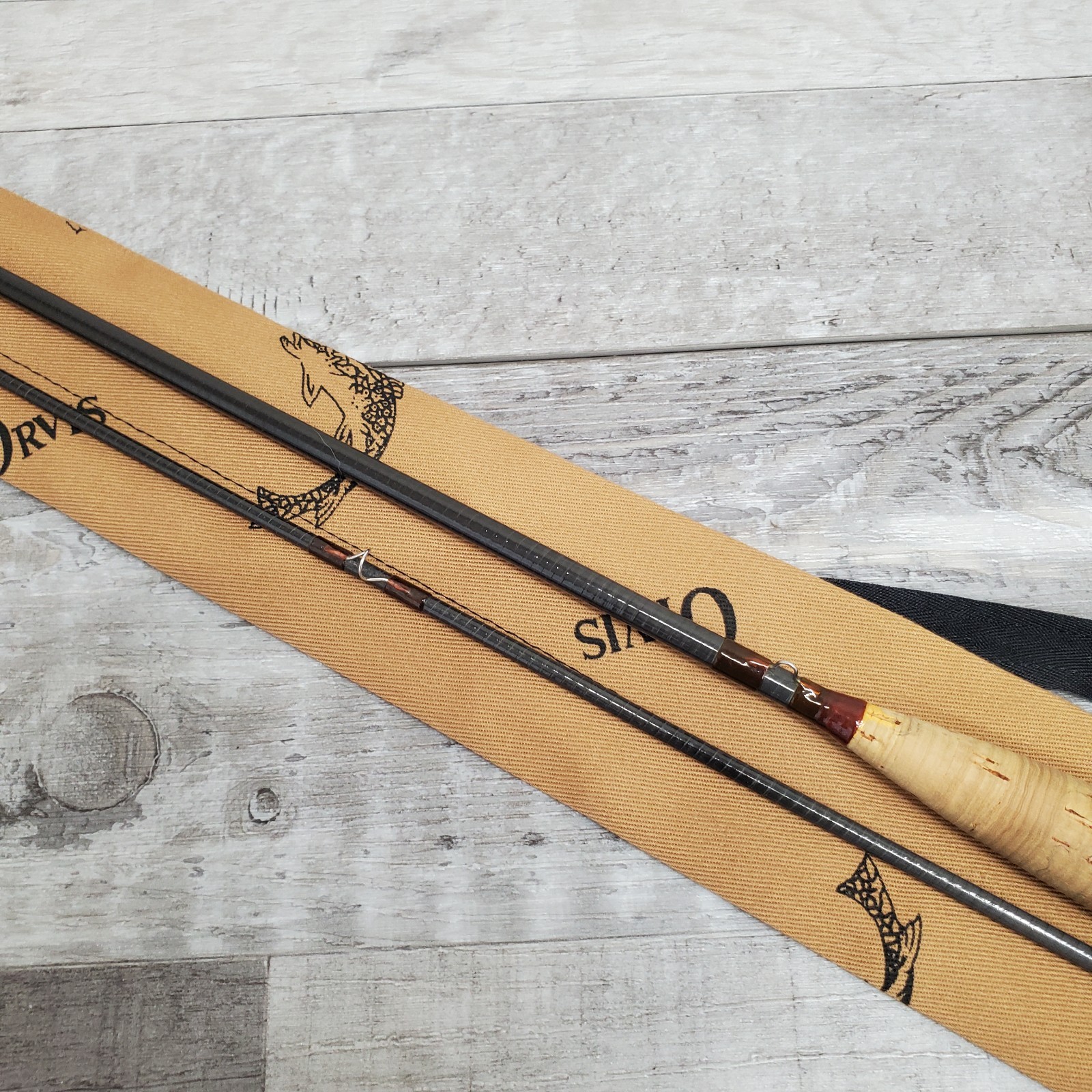 Orvis Superfine Series “Marbury” Graphite Rod 8′ 2pc 2 5/8 6wt Fly Rod with Tube