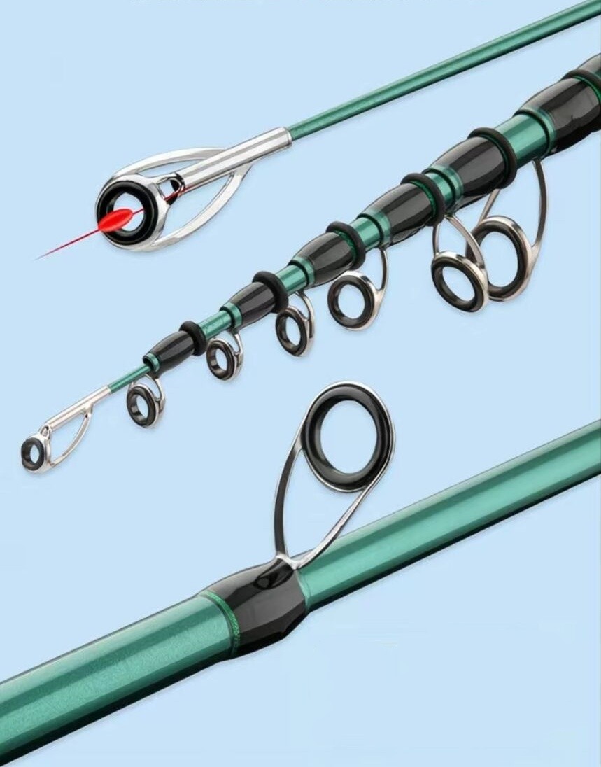Telescopic Fishing Rod Carbon Fiber Spinning/casting Rod Fast Action Sensitivity