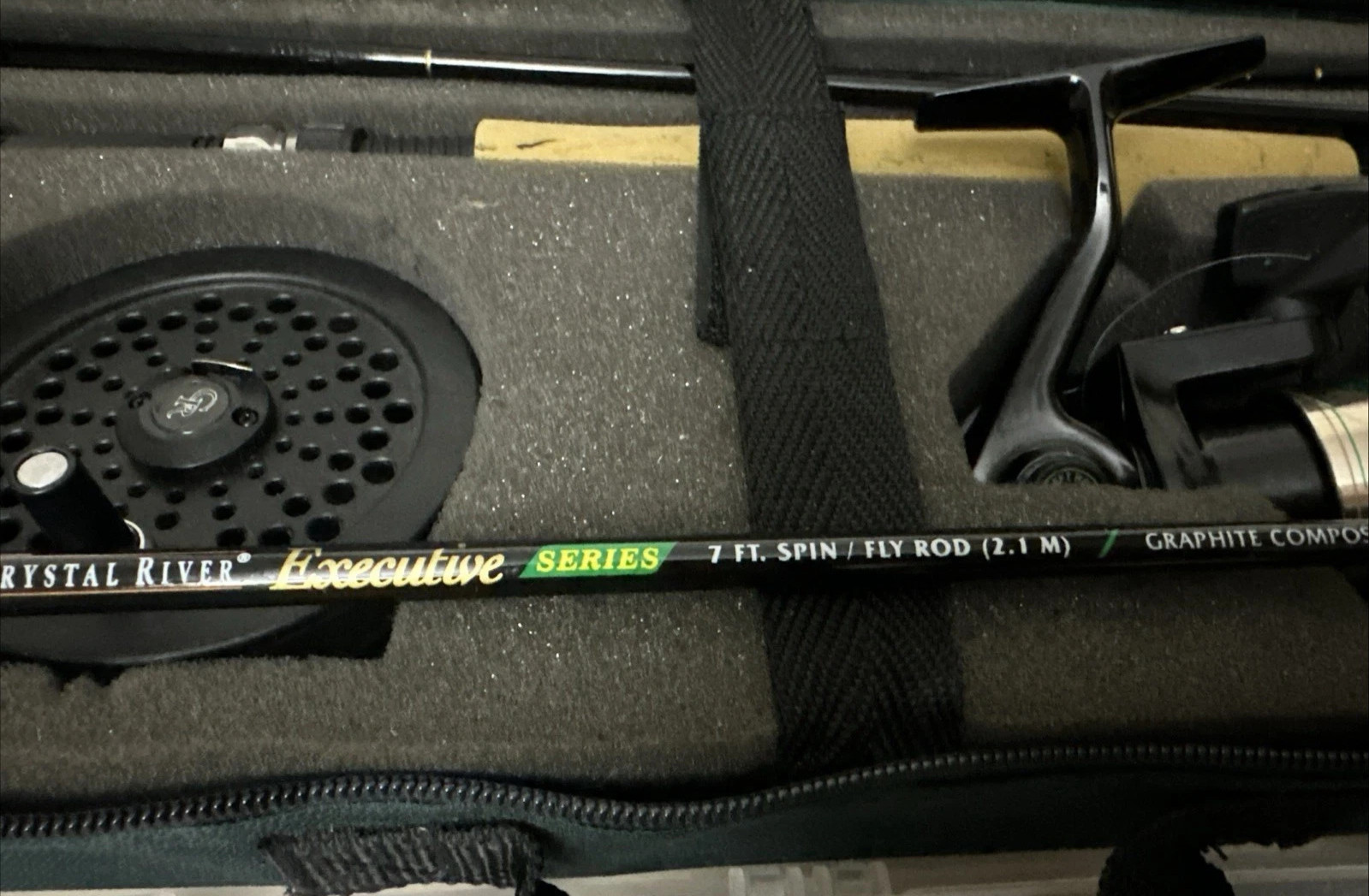 Crystal River CRE-77 Executive Travel Fly/Spin Rod Combo 520EP Reel Case