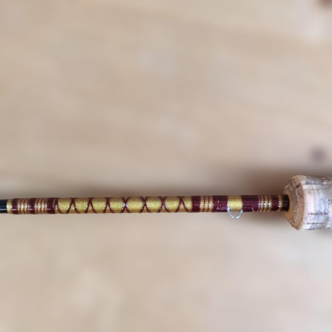 RYOBI 1.53m 2-Piece Graphite Lure Fishing Rod for Light Game Used