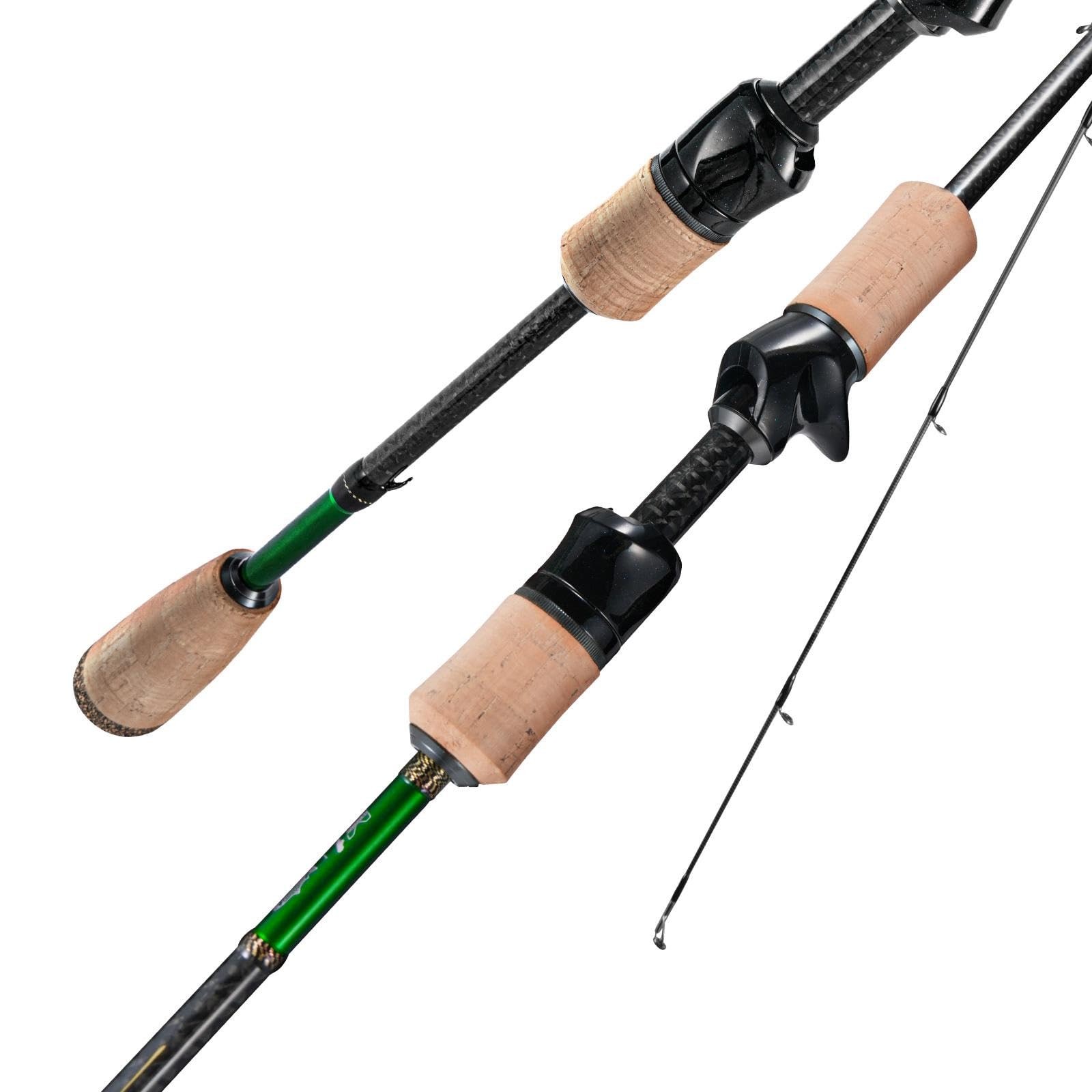 HANDING M1 BFS Rod 7′ Ultralight Fishing Rod 2-Piece Ultralight Casting Rod f…