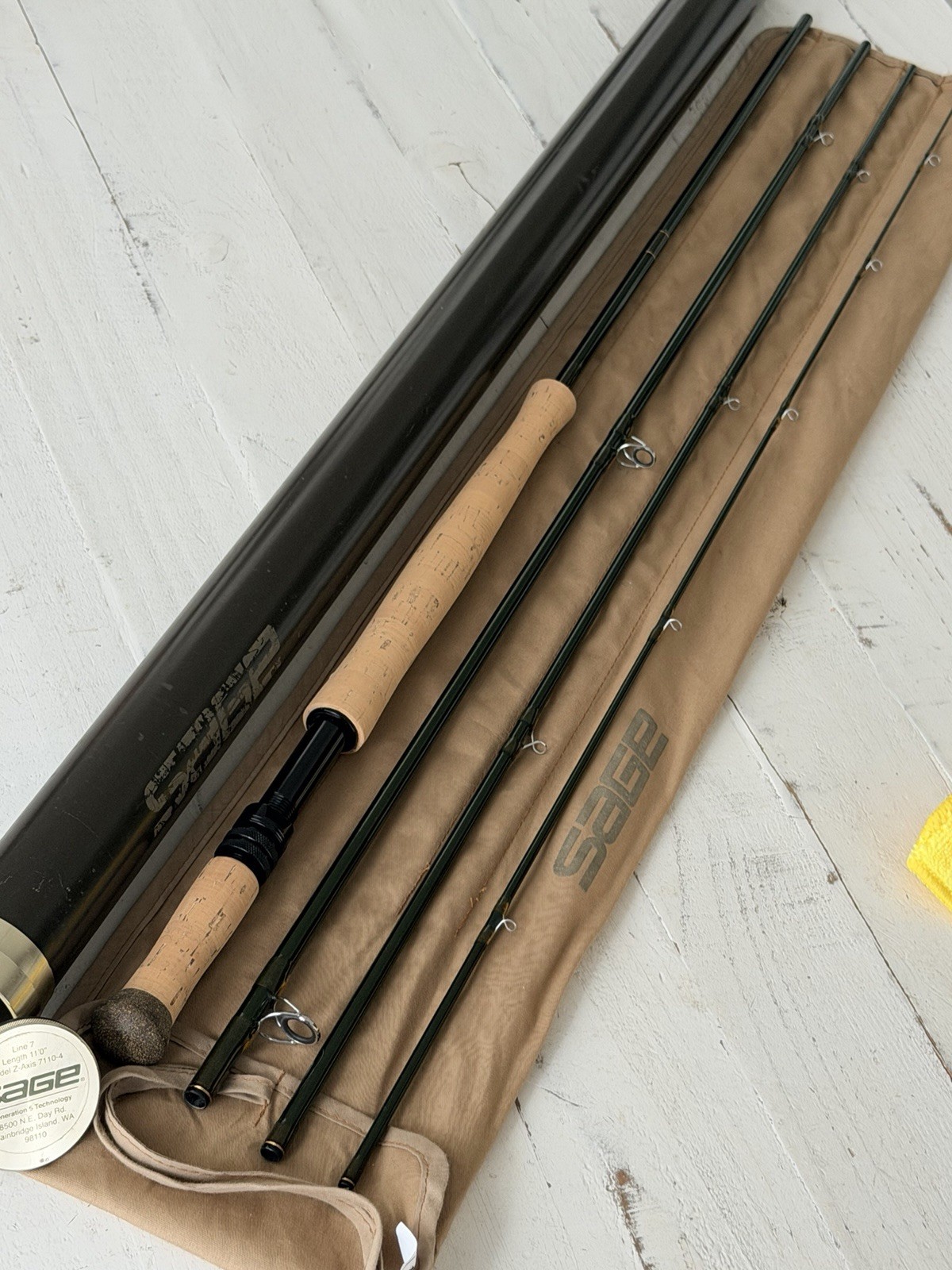 **BEAUTIFUL** 🔥 SAGE Z-AXIS Switch/Spey 7wt 11’ft~4pc FlyRod!! ~LEGENDARY~ 🔥