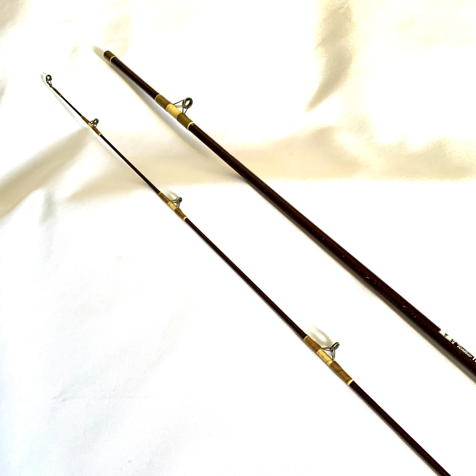Kencor 261 Tenlew Magnaglas 5’11” Two Sections 6-20Lb Casting Fishing Rod USA