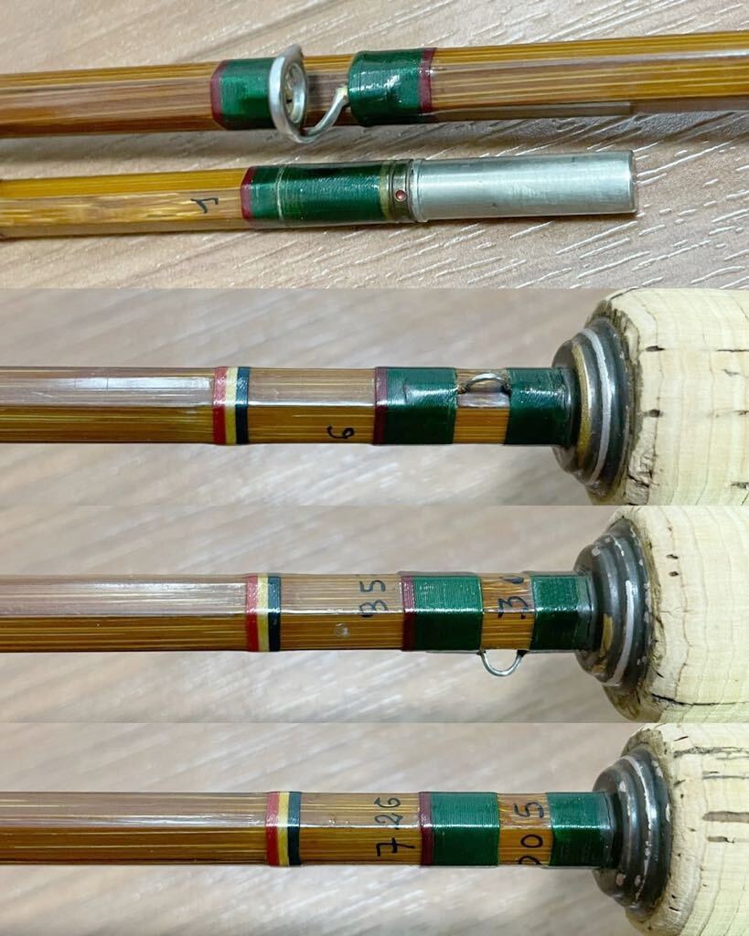 Pezon et Michel Ritz Super Parabolic PPP Fario Club 8’5 #6 Bamboo Fly Fishing