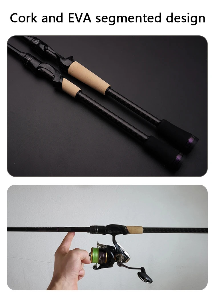 PURELURE SHARPEN Soft Lure Rod Spinning Casting XF MF Bass Pike