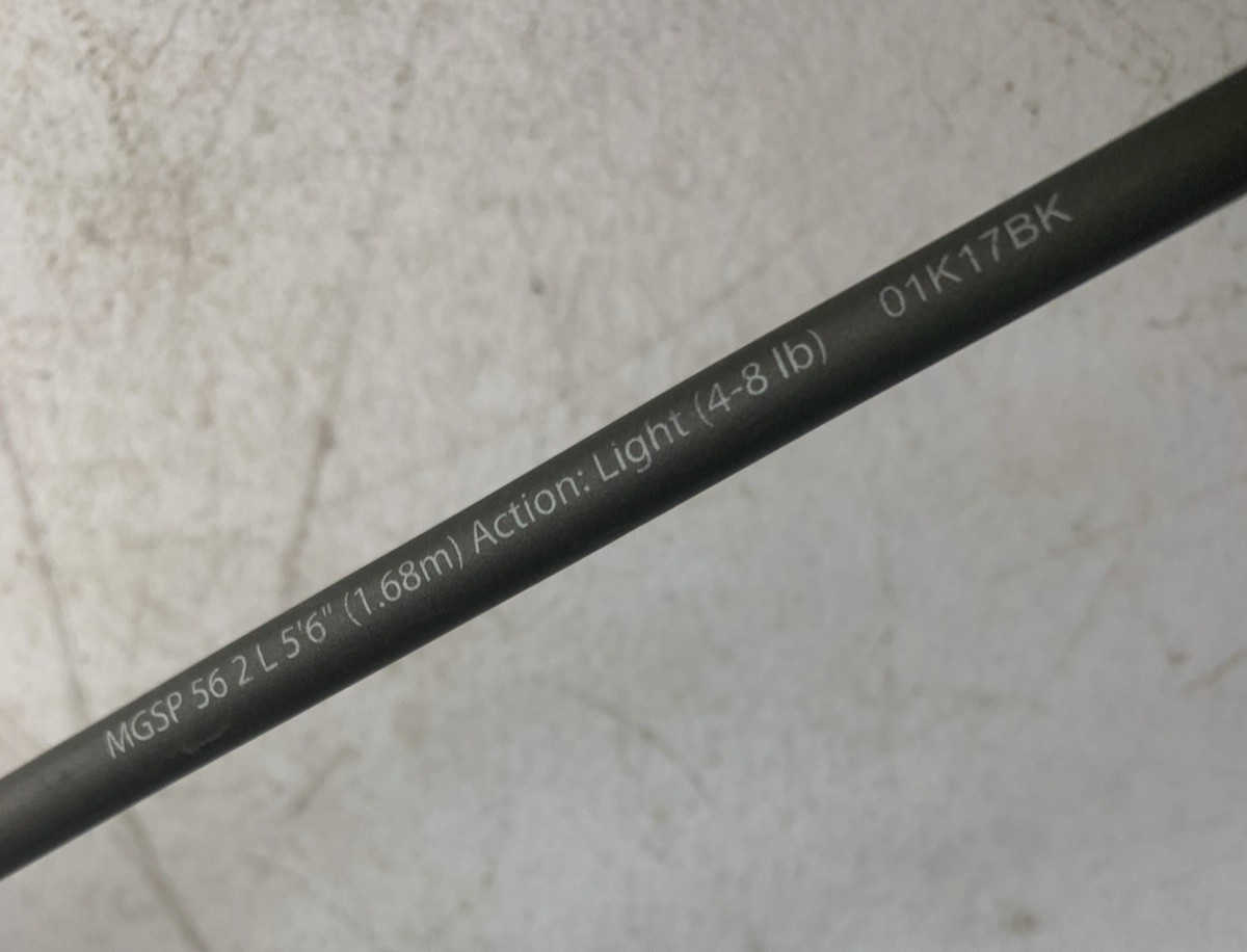 Shakespeare Micro Graphite MS 56 2 LD Light 5’6″ Spinning Rod Freshwater Fishing