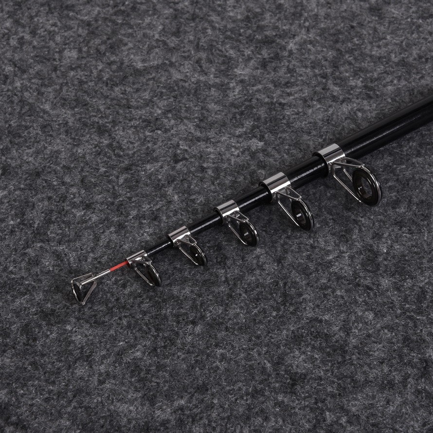 1Pc 1.5m Fishing Pole Red Telescopic Rod Mini Carbon Fishing Rud Fishing gear