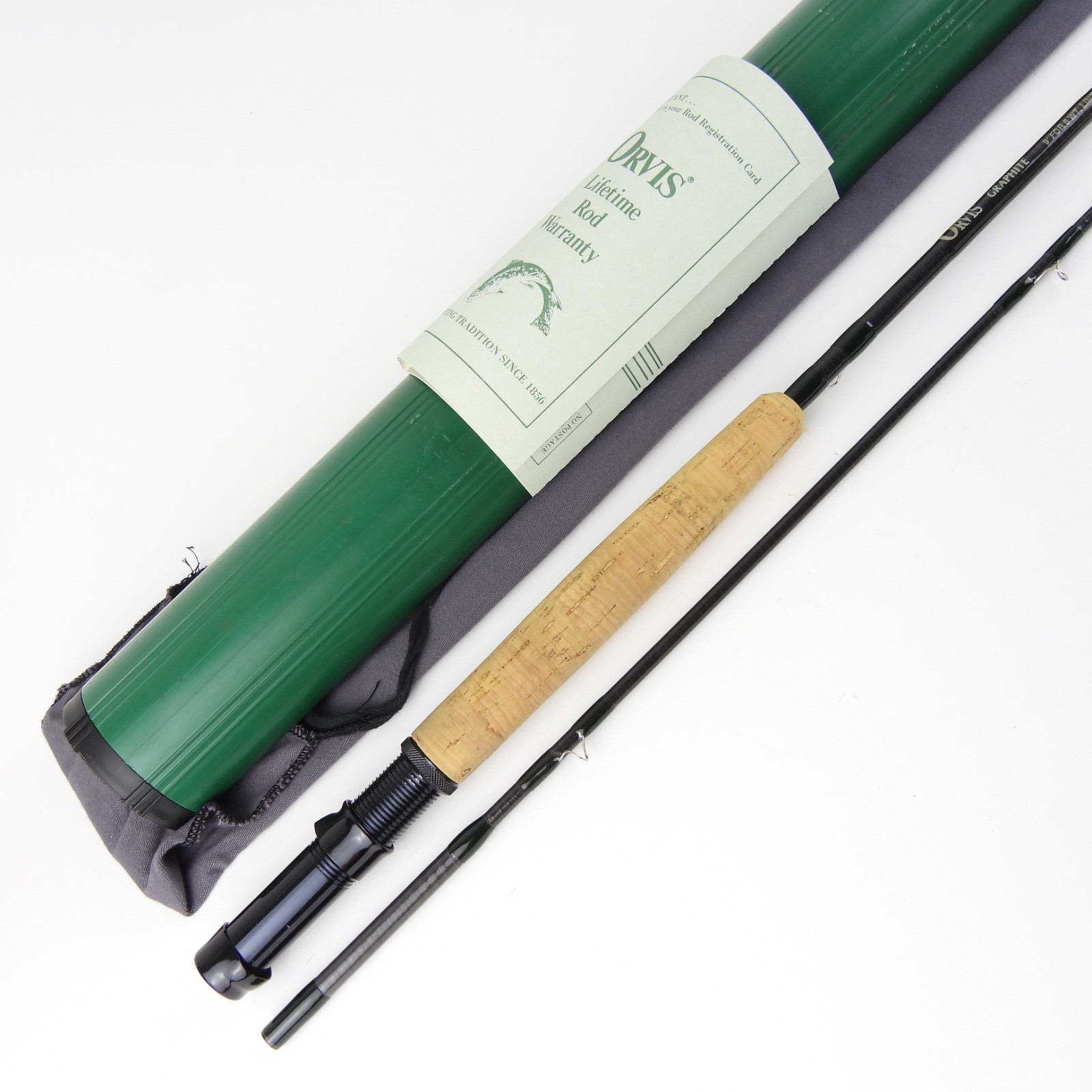 Orvis Green Mountain “Western” Graphite Fly Fishing Rod. 9’. 6wt. W/ Tube & Sock