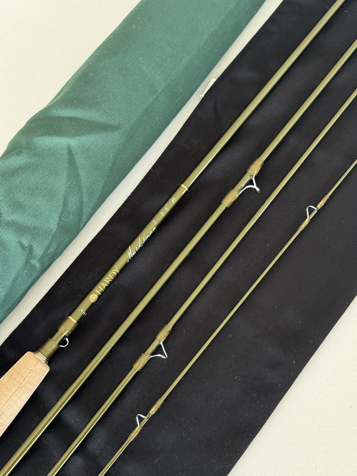 **BEAUTIFUL** HARDY MARKSMAN 2. 5wt 8’6”in~4pc Fly Rod!! 🔥MINT🔥