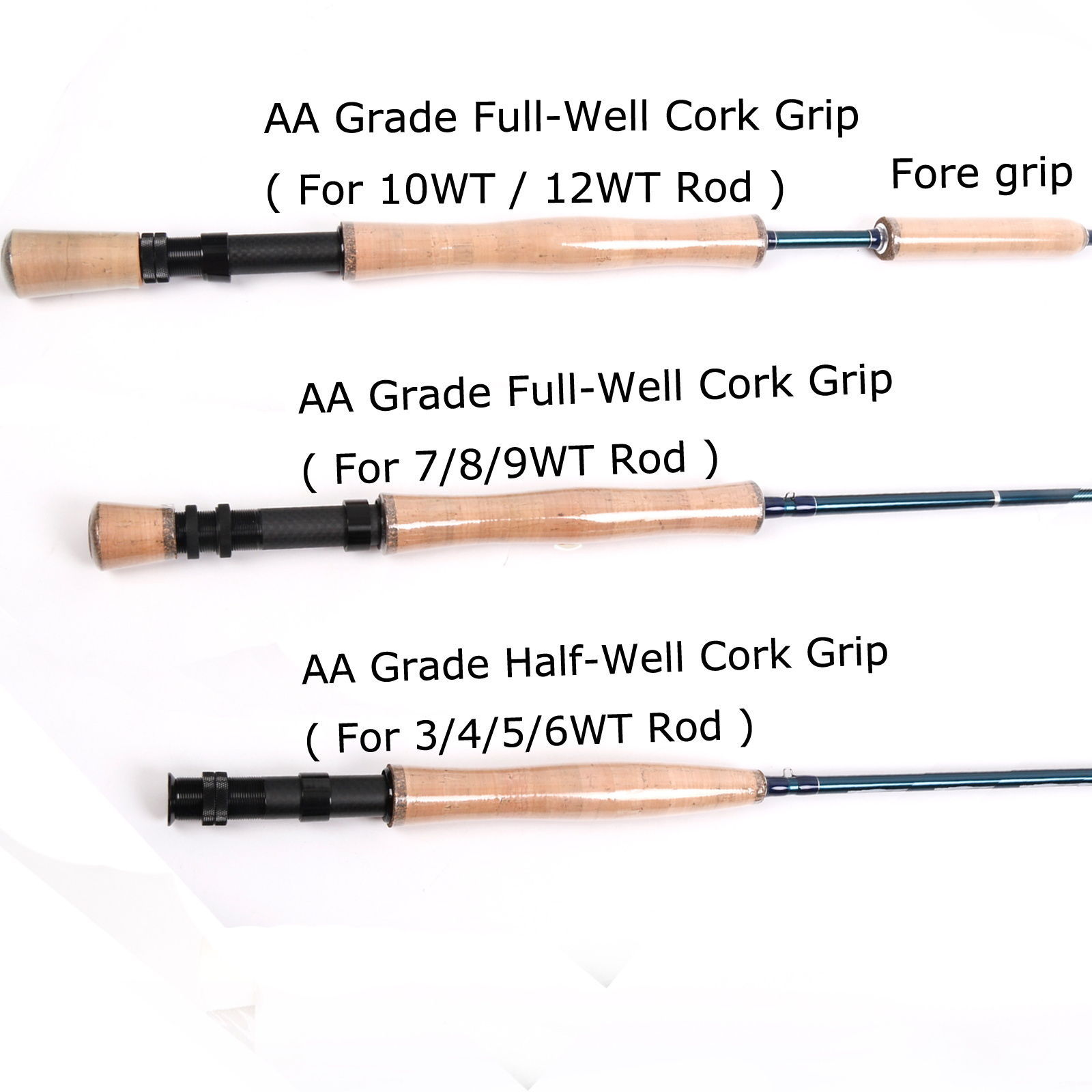 Maxcatch 3/4/5/6/7/8/9/10/12WT Fast Action Fly Fishing Rod Graphite IM10 & Case