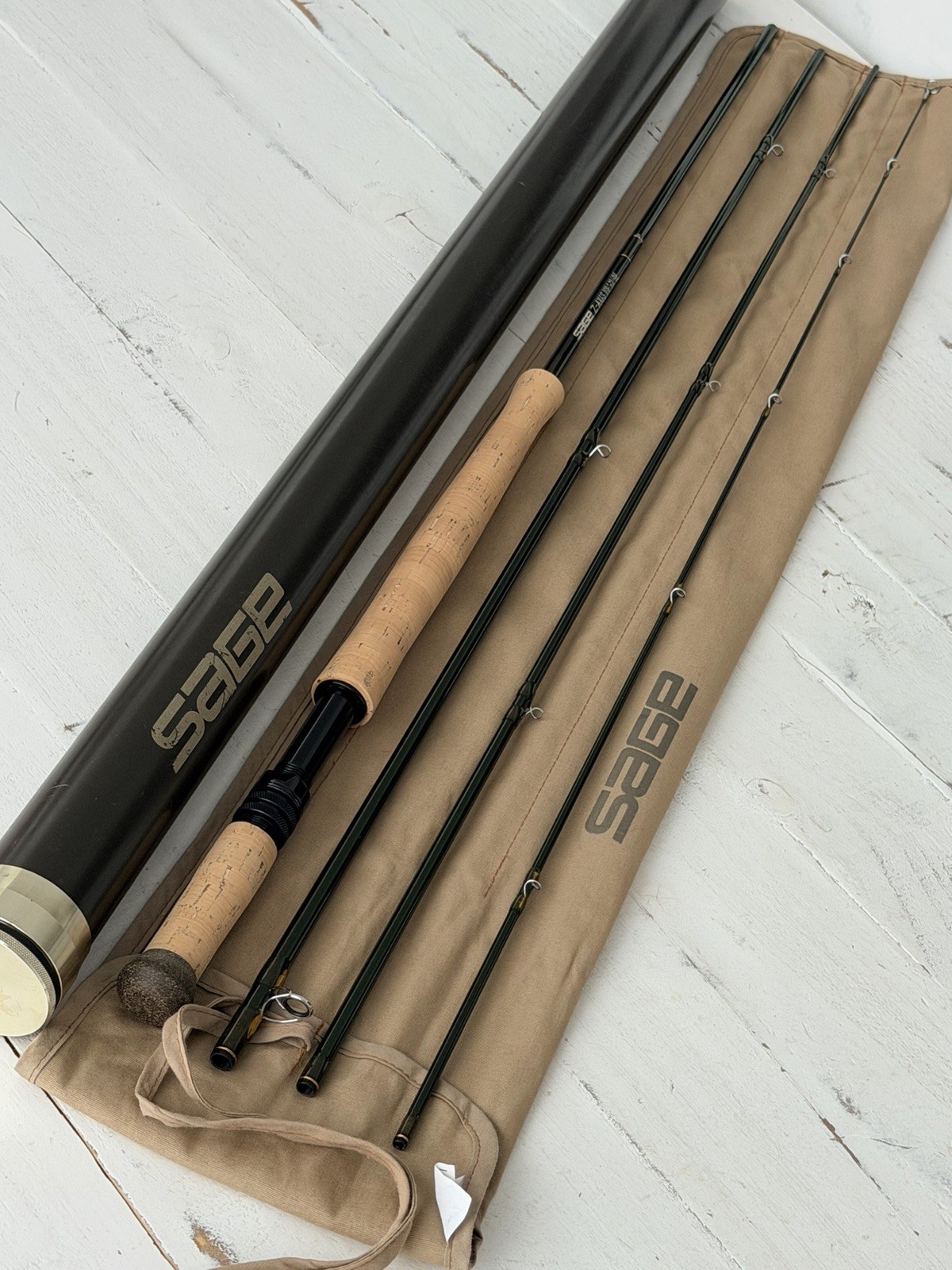 **BEAUTIFUL** 🔥 SAGE Z-AXIS Switch/Spey 6wt. 11’ft~4pc FlyRod!! ~LEGENDARY~ 🔥