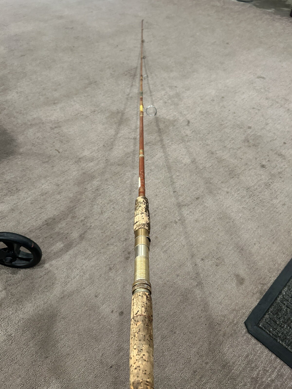 Vintage WRIGHT & McGILL Granger “Steelie” 2 Piece Spinning 8’6″ Rod Colorado US