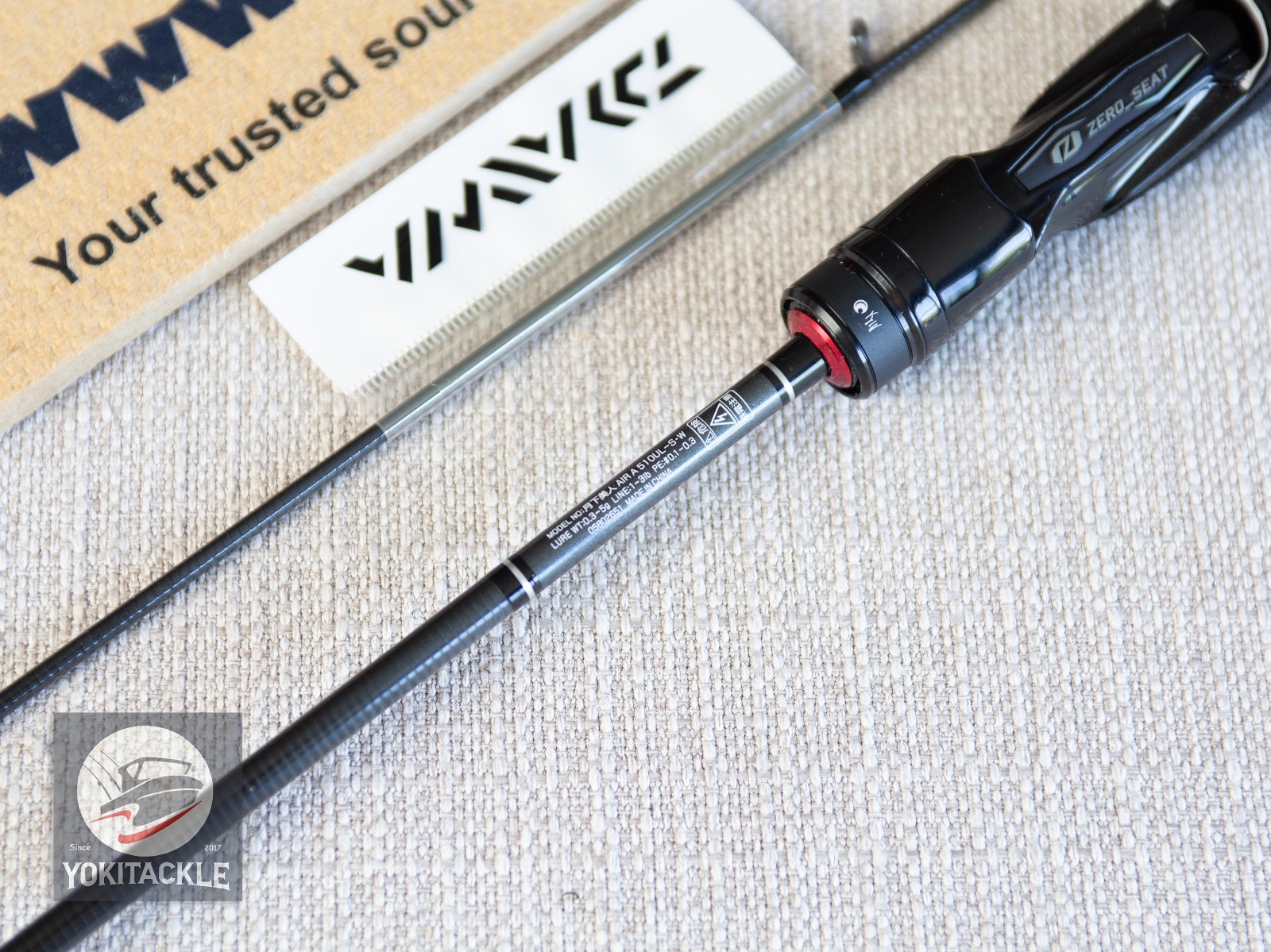Daiwa GEKKABIJIN AIR AJING 510UL-S – W Spinning Rod Shipping From JAPAN