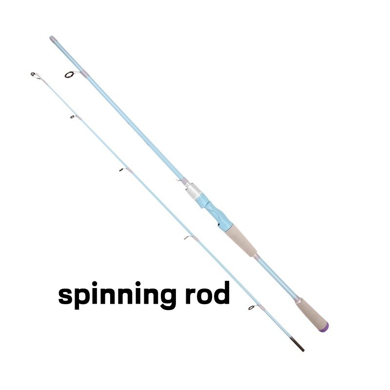 Bass Fishing Rod Carbon Fiber Spinning/Casting Fishing Pole Bait WT 4-32G Rods