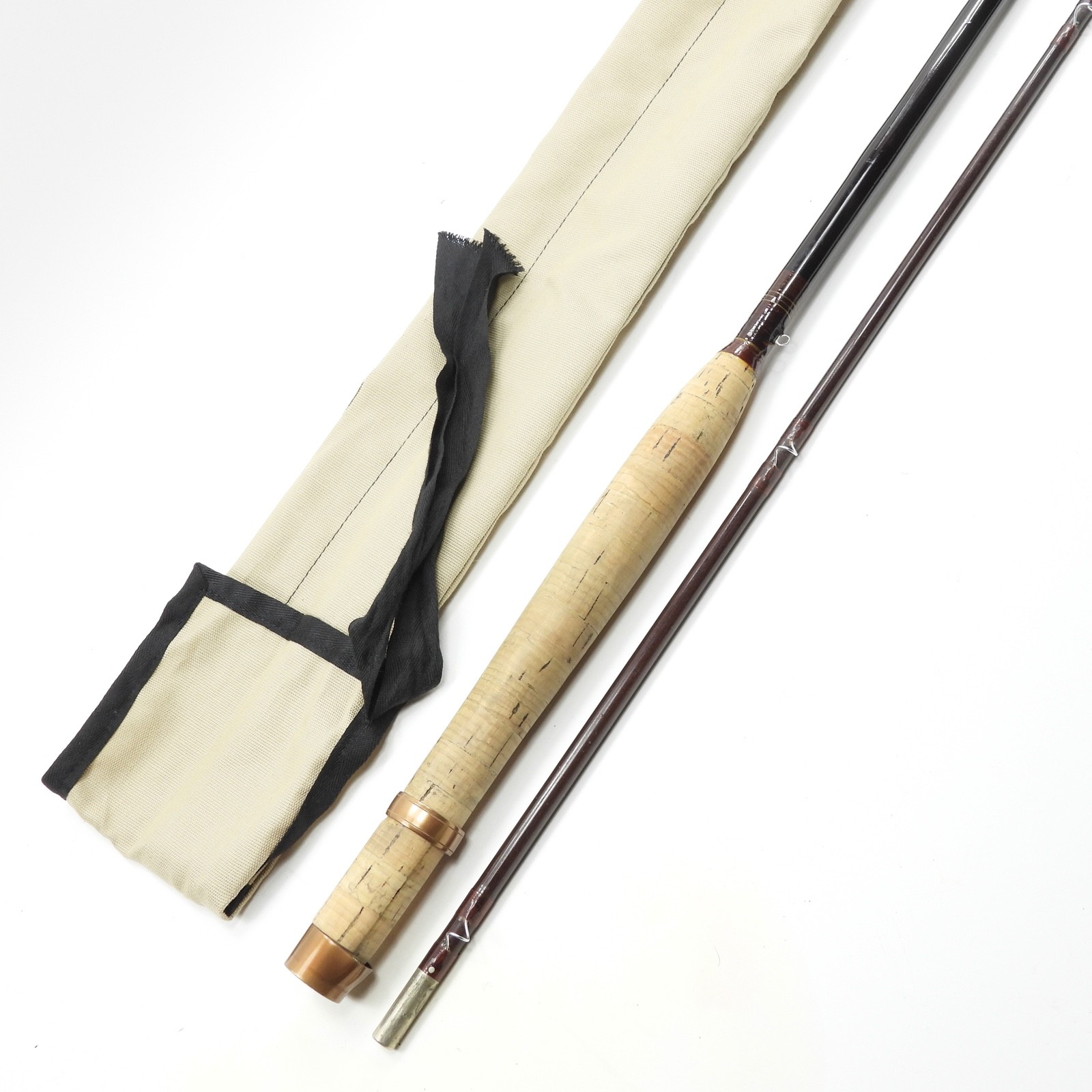 Unmarked Fiberglass Fly Fishing Rod. 7’ 11”. 6-7wt. See Description.