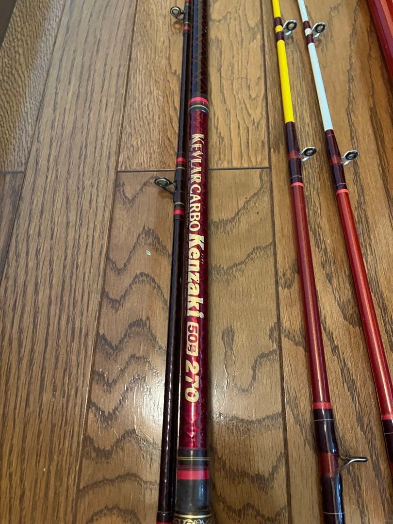 Ryobi Daiwa Boat Fishing Rods Set of 5 NFT Power Loop Fune 30-240T, 50-80号 Used