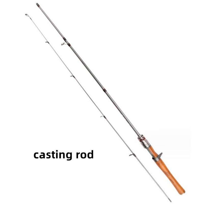 Fishing Rods Spinning Rod Casting Carbon Fiber 1.68m 1.8m Lure Rods 2 Sections