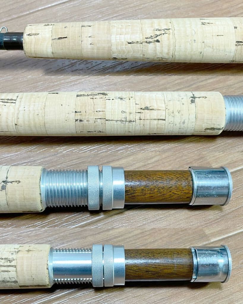 ORVIS Graphite RIVERMASTER 9.5ft 3-5/8oz 8 Fly Fishing Rod Red Label Early Old M