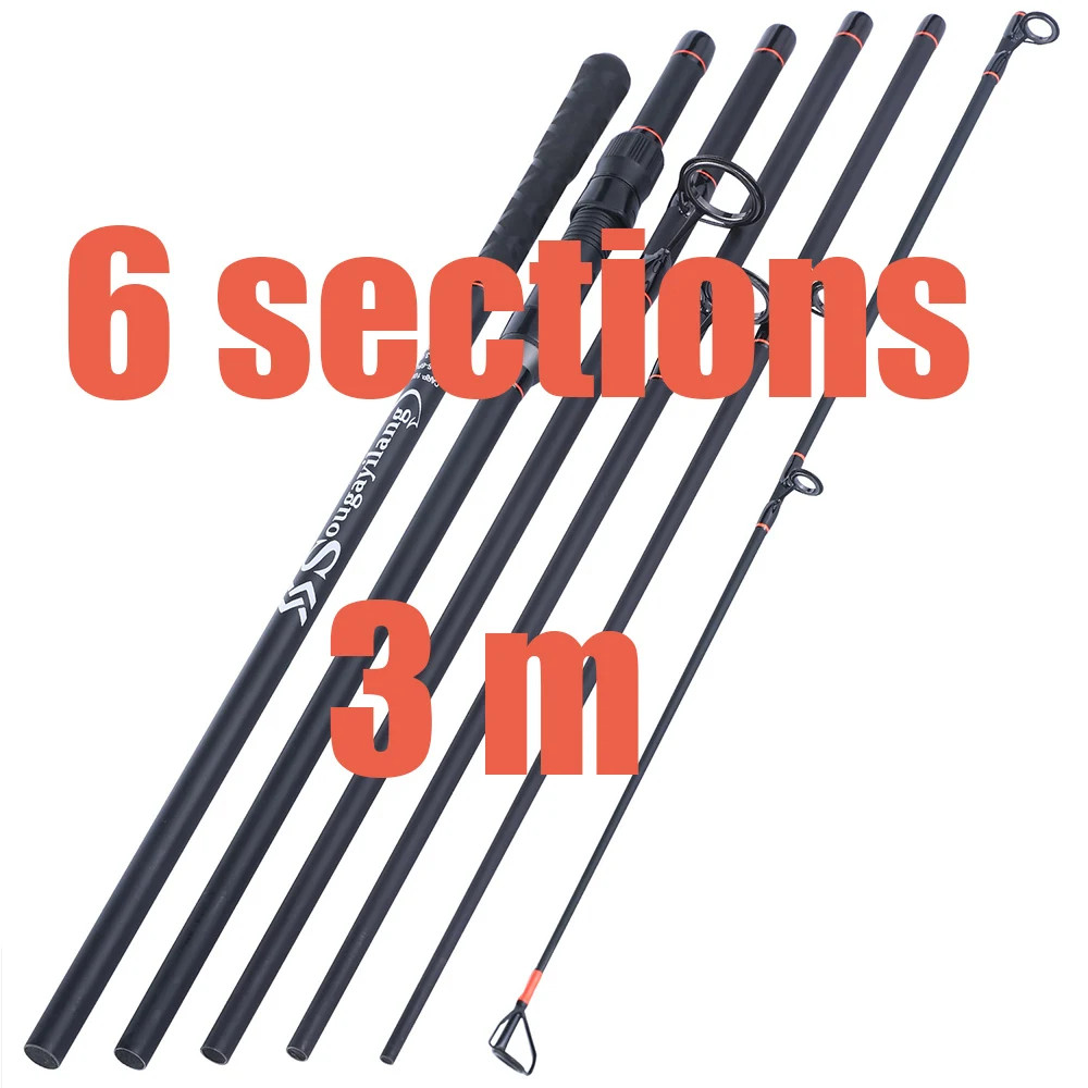 Carp Fishing Rod Feeder Hard Carbon Fiber Travel Fishing Pole Spinning Grip NEWW