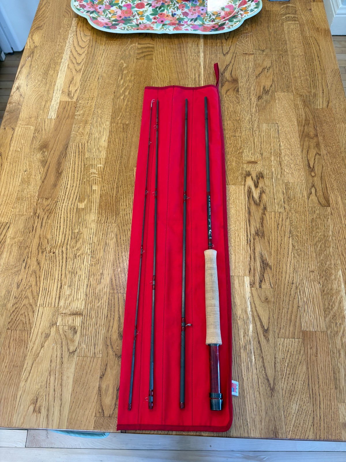 Custom North Fork Composites Classic F803 8′ 3 wt Fly Fishing Rod Recoil Guides