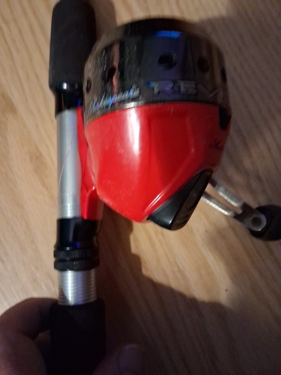 David Craft K-312 Retractable Camp Telescoping Fishing Pole Shakespeare Reel
