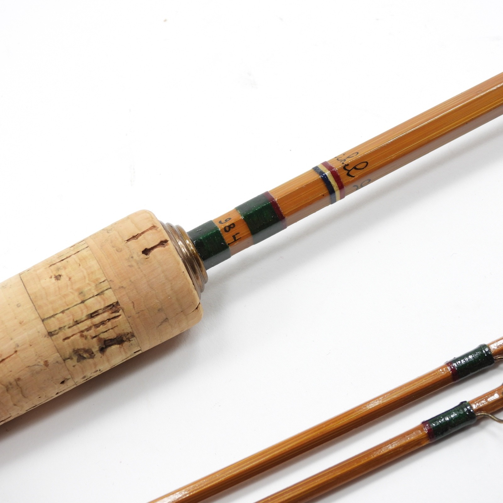 Pezon Ritz Parabolic PPP “Power Plus Type Creusevaut” Bamboo Fly Rod. 8’ 3”. 6-7