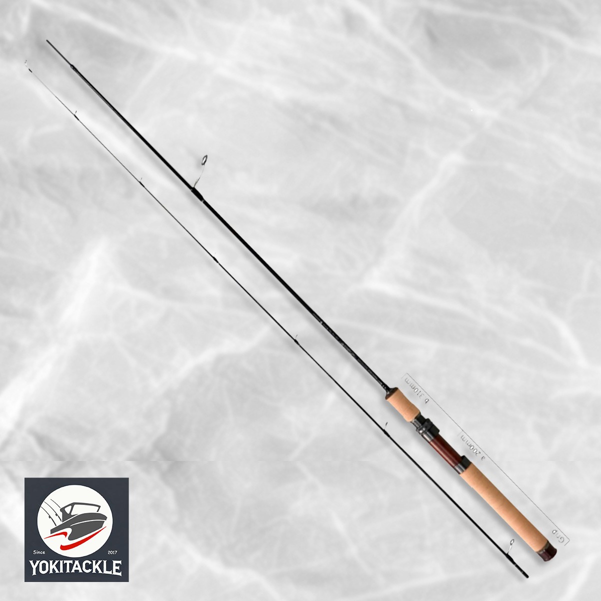 YAMAGA Blanks Lupus 51B/3pcs Native Trout Baitcasting Rod Stream JDM