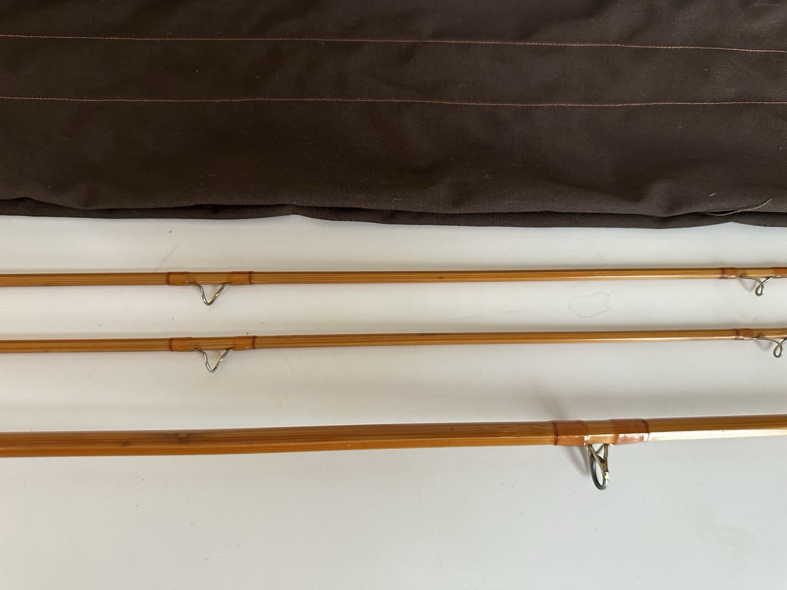 Leon Hanson 7’6” 5wt 2/2 Bamboo Fly Rod – Solid Built